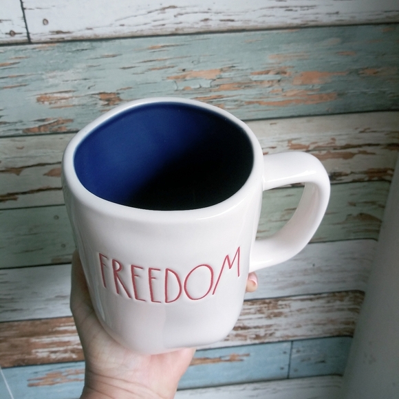 New Rae Dunn FREEDOM Coffee / Tea Mug - Picture 2 of 4
